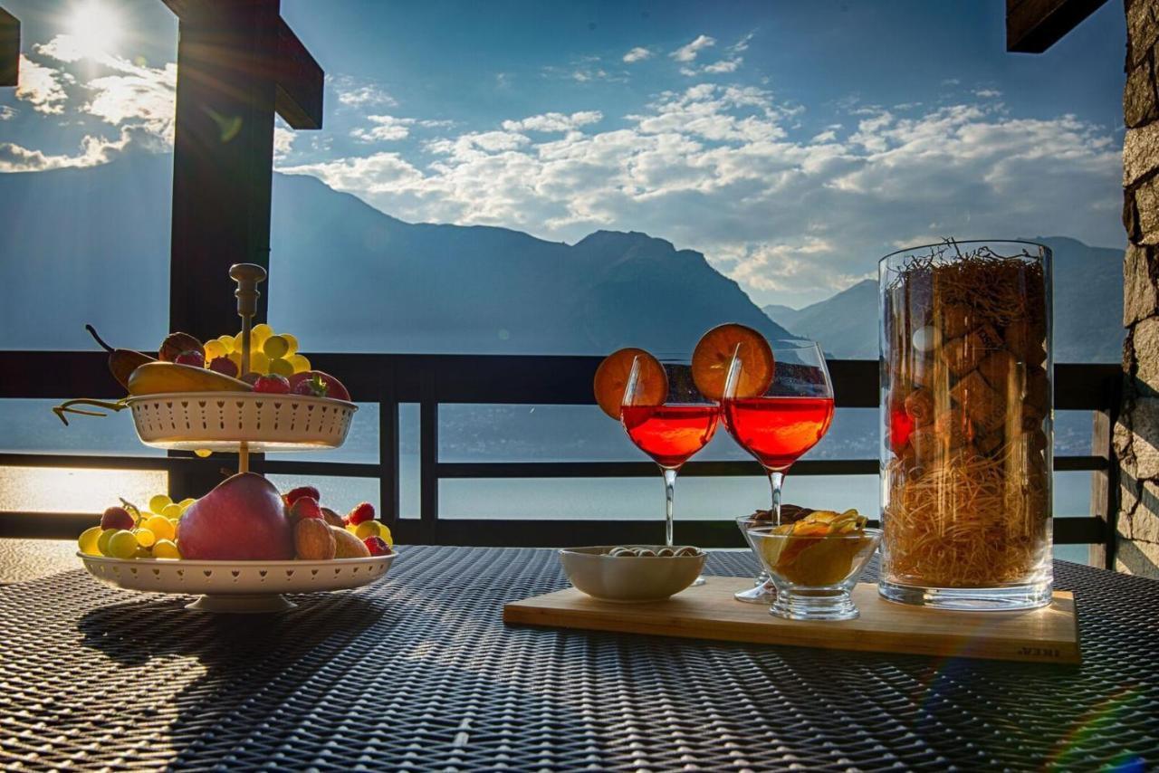 Villa Meraviglia - Villa With Breathtaking Lake Como Views Colico Exteriör bild