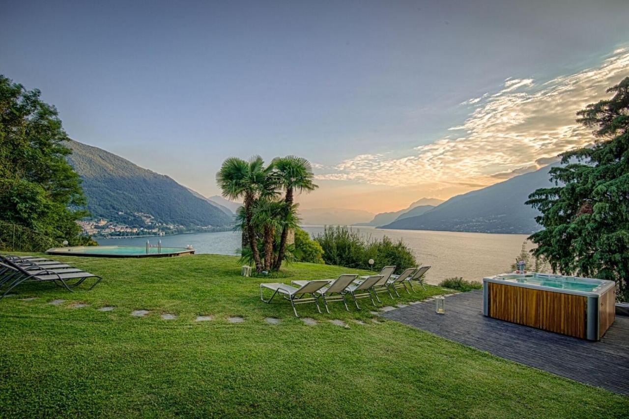Villa Meraviglia - Villa With Breathtaking Lake Como Views Colico Exteriör bild